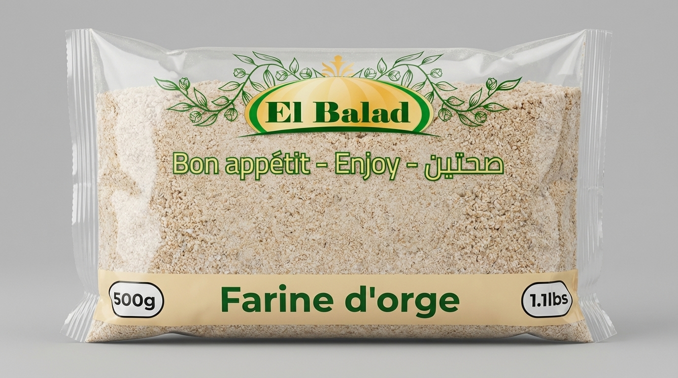 FARINE D'ORGE 12X500GRS