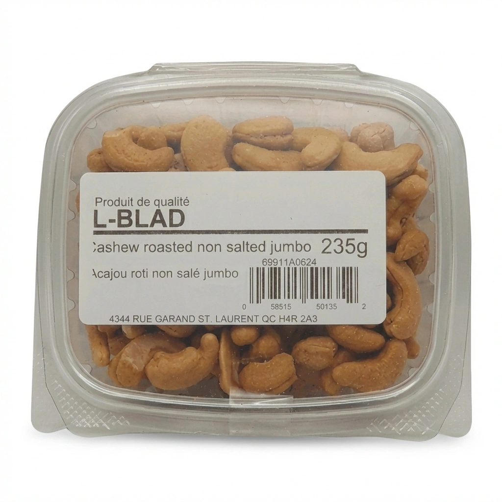 ACAJOU ROTI NON SALÉ JUMBO 12X235GRS