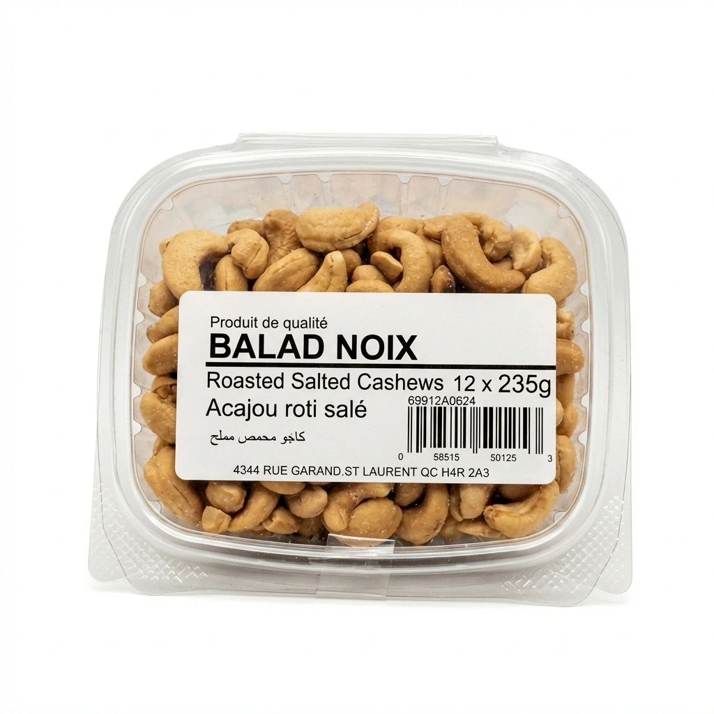ACAJOU ROTI SALÉ 12X235GRS