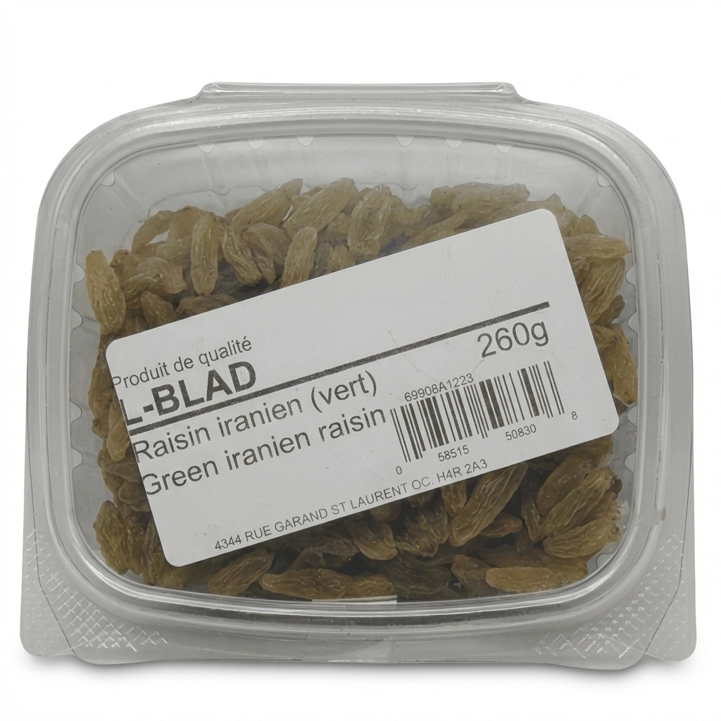 RAISIN IRANIEN VERT 12X260GRS