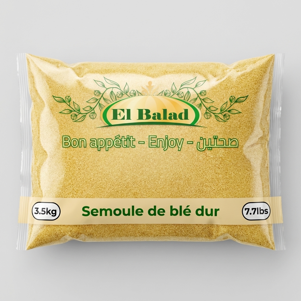 BALAD SEMOULE DURUM FIN 3.5KGS