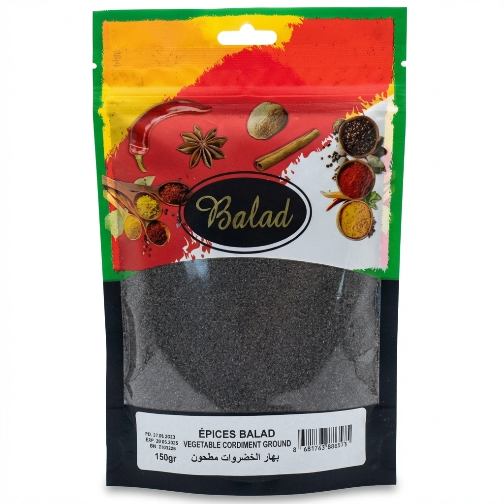 BALAD VEGETABLE CORDIMENT GROUND 32X150GRS