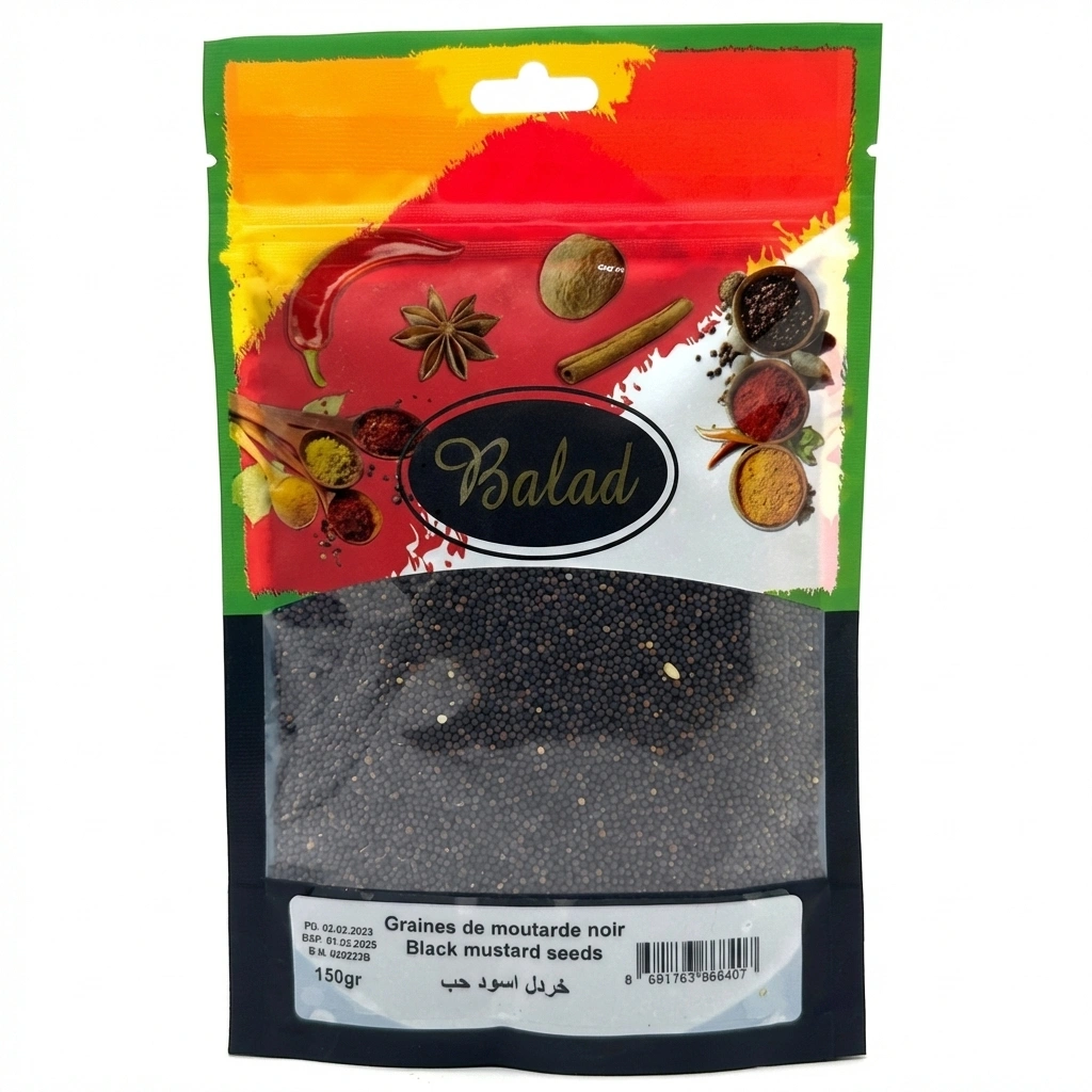 BALAD BLACK MUSTARD SEEDS 40X150GRS