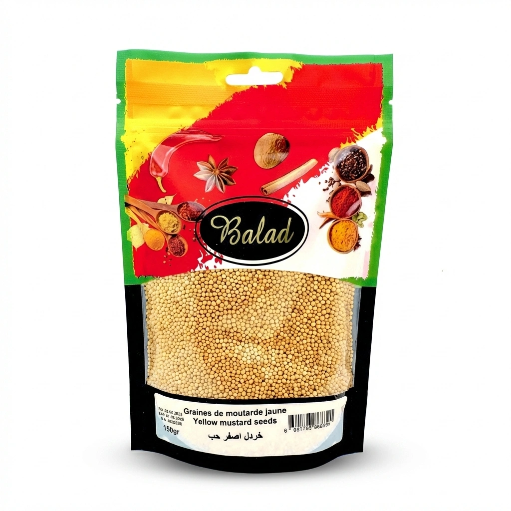 BALAD YELLOW MUSTARD SEEDS 40X150GRS