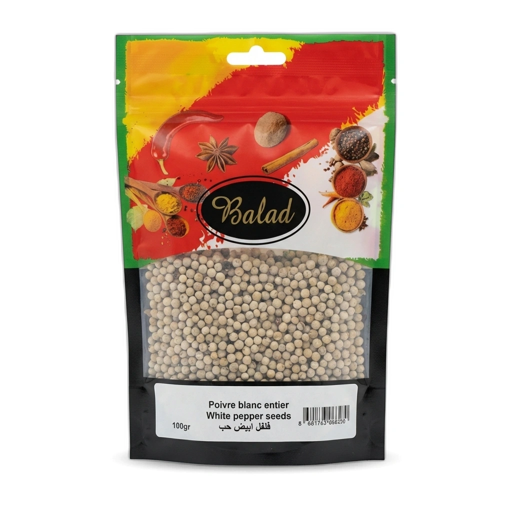 BALAD WHITE PEPPER SEEDS 48X100GRS