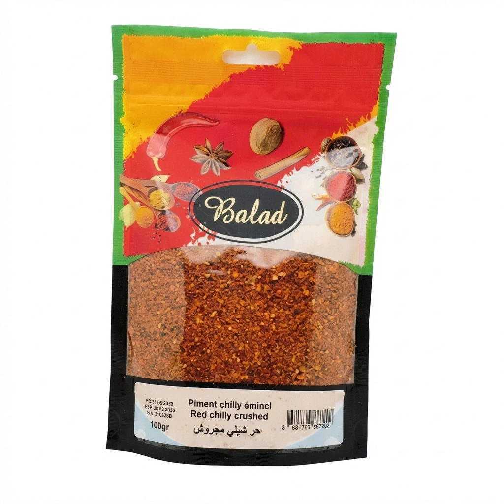 BALAD RED CHILLI CRUSHED 48X100GRS