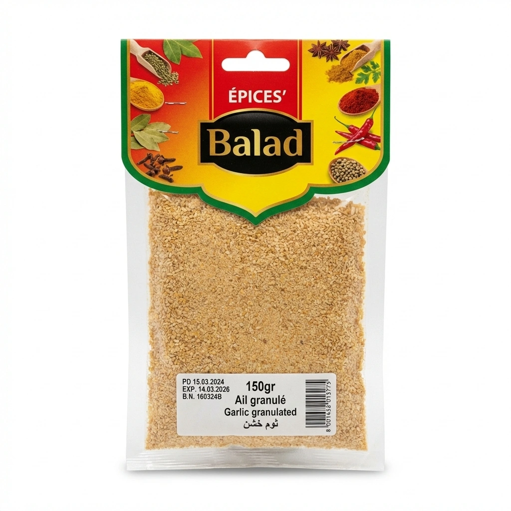 BALAD GARLIC GRANULATED 40X150GRS