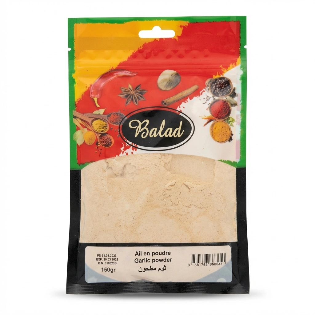 BALAD GARLIC POWDER 56X150GRS