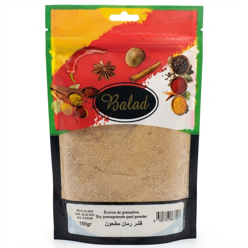 BALAD POMEGRANATE PEEL GROUND 40X150GRS