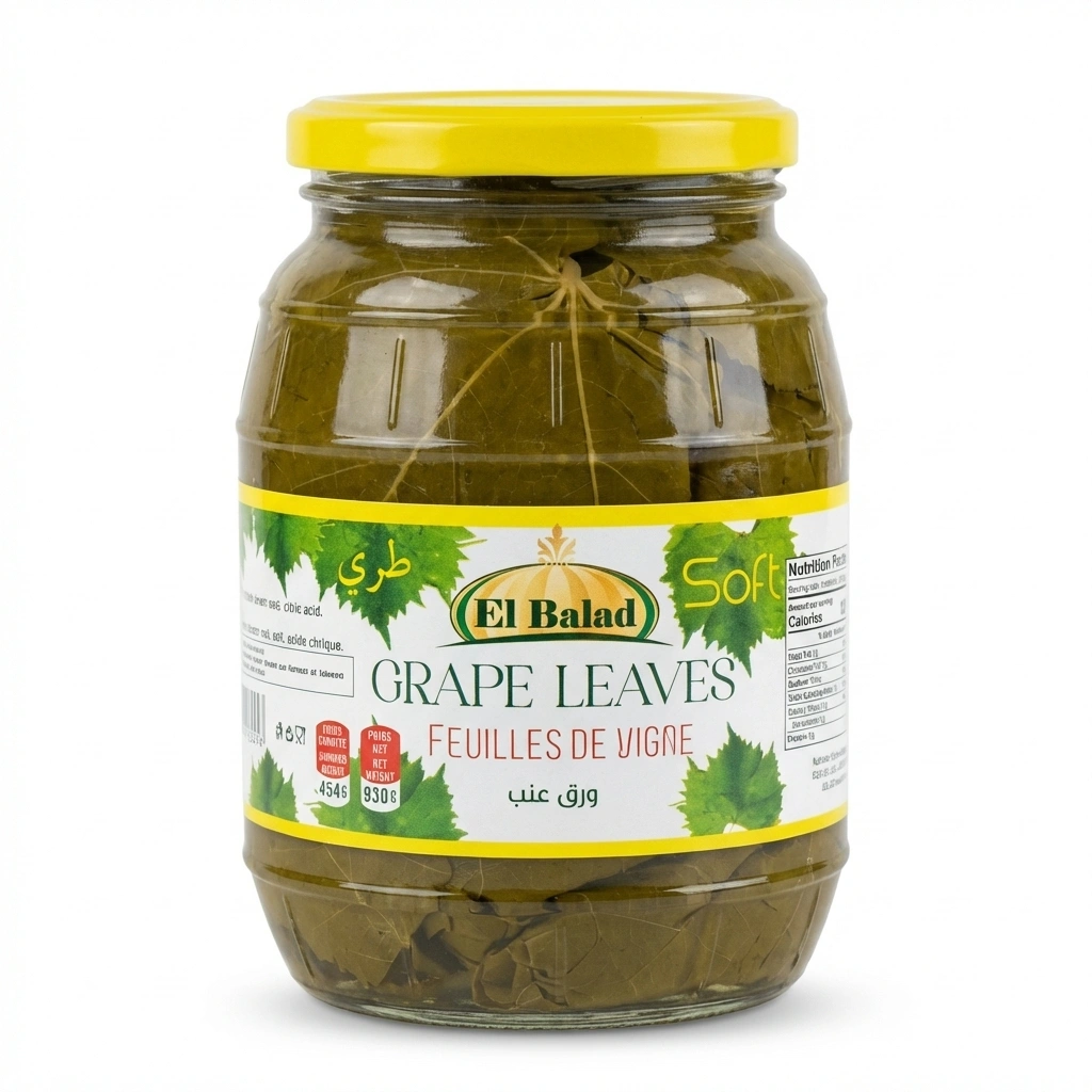 EL BALAD GRAPE LEAVES IN BRINE 12X454GR