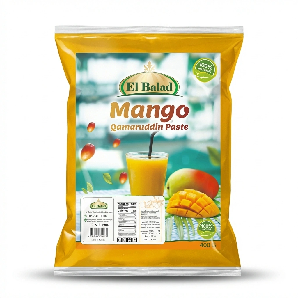 QAMARUDDIN MANGO PASTE 24X400GRS