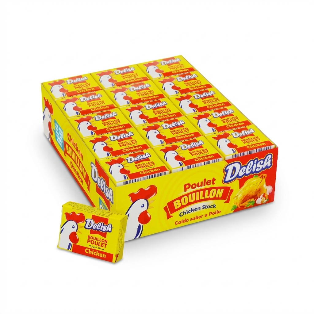 DELISH CHICKEN FLAVOR BOUILLON CUBE 24X(48X10GRS)