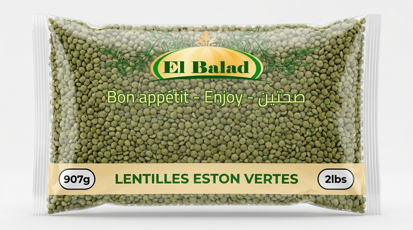 LENTILLE ESTON VERTE 12X2LBS
