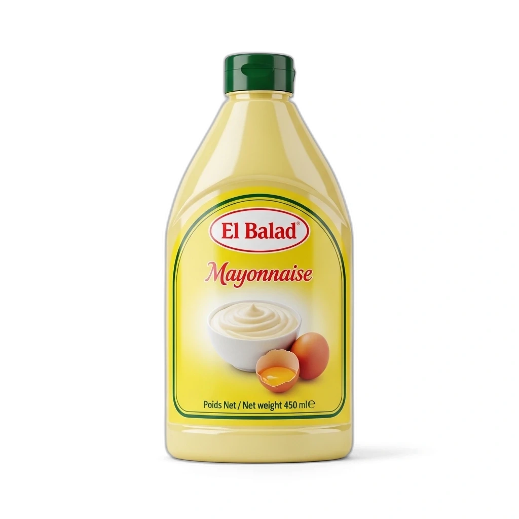 EL BALAD MAYONNAISE SQUEEZE 12X450ML
