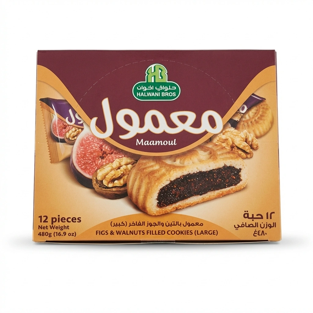 MAAMOUL WITH DATES FIGS AND WALNUTS 16X12X40GRS