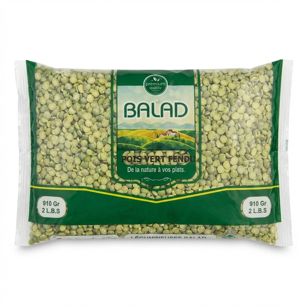 BALAD POIS VERT FENDUE 12X2LBS