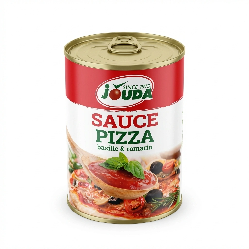 JOUDA SAUCE PIZZA BASILIC & ROMARIN 12X400GRS