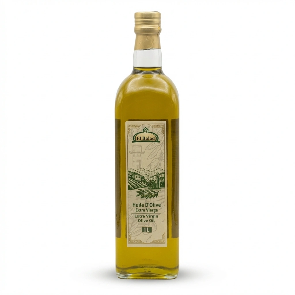 EL BALAD HUILE D'OLIVE EXTRA VIERGE - EXTRA VIRGIN OLIVE OIL 12X1L