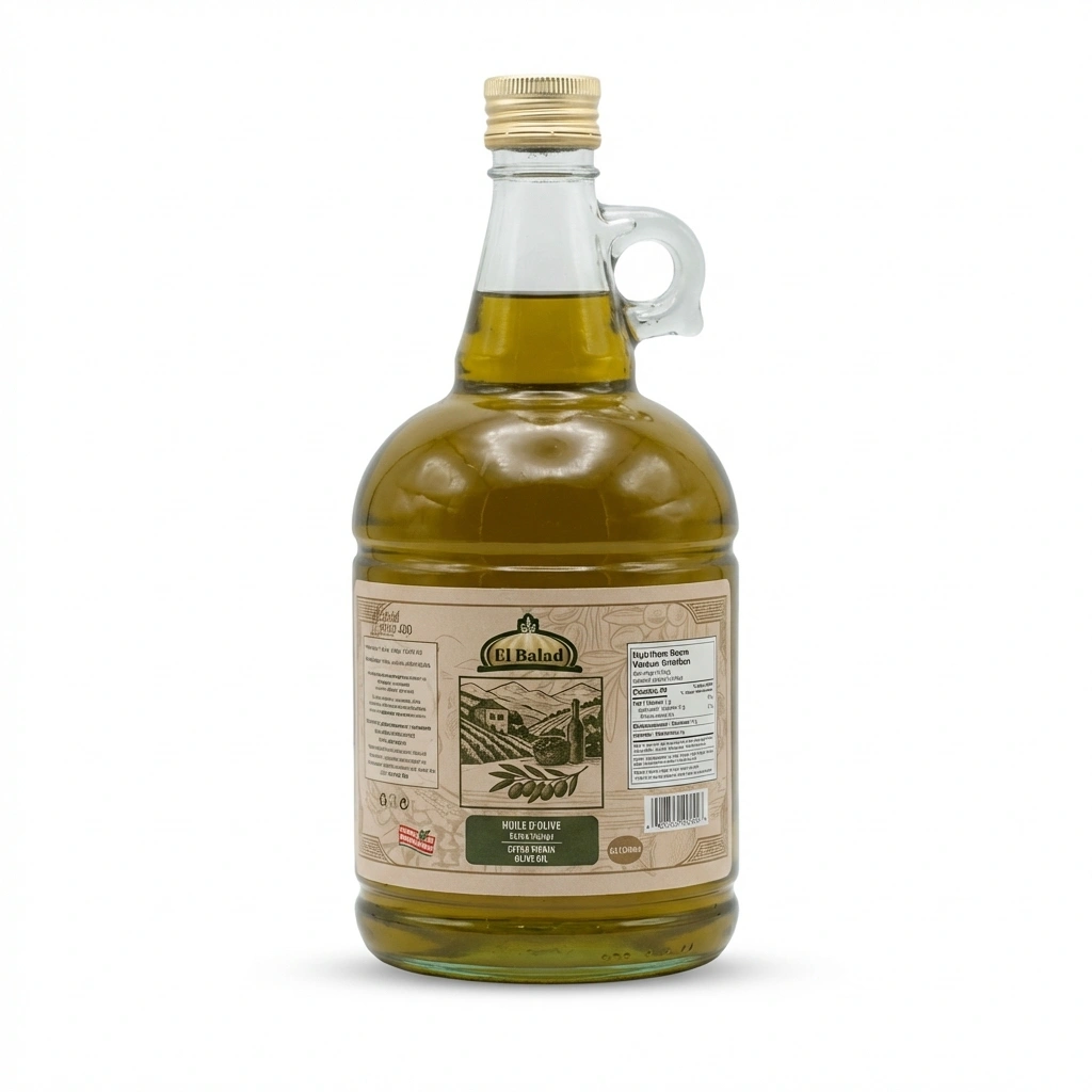EL BALAD HUILE D'OLIVE EXTRA VIERGE - EXTRA VIRGIN OLIVE OIL 6X1500ML