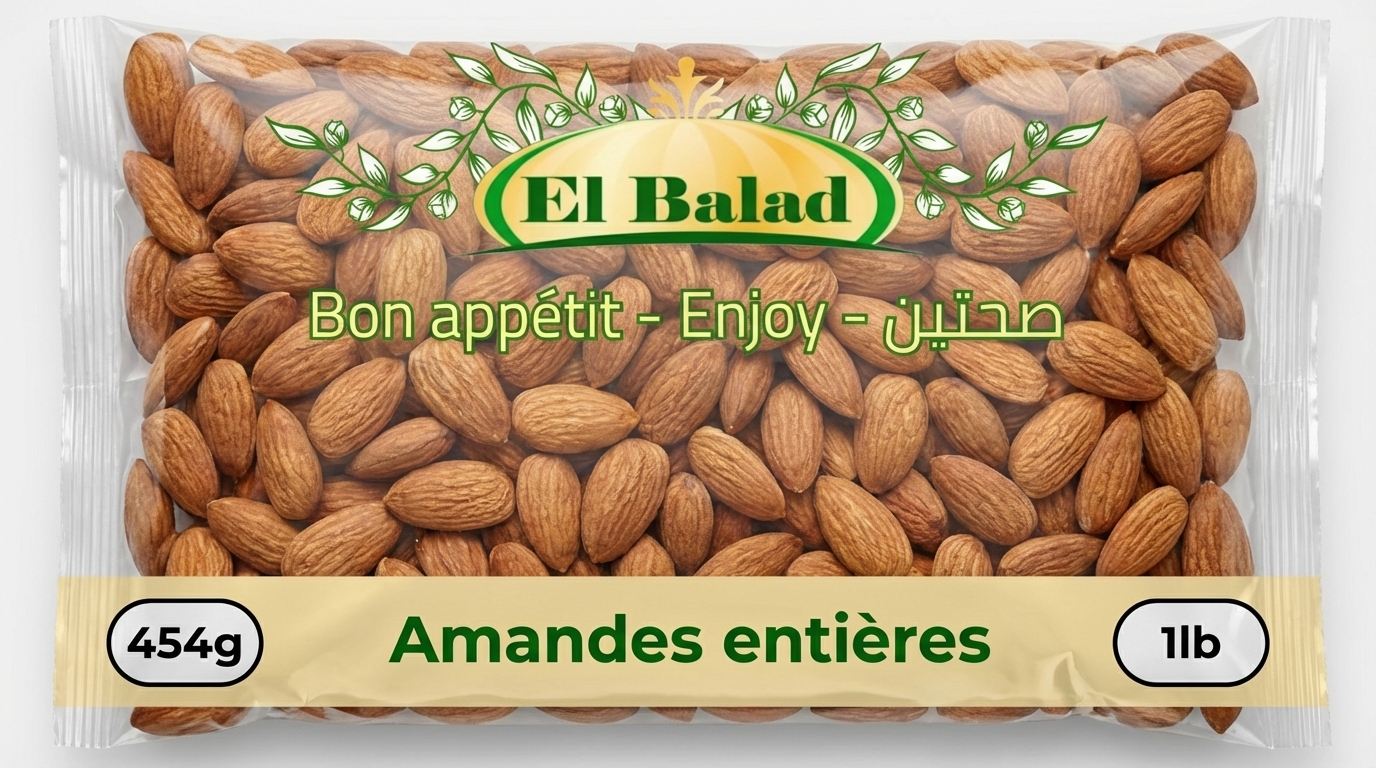 AMANDE ENTIER 12X1LB