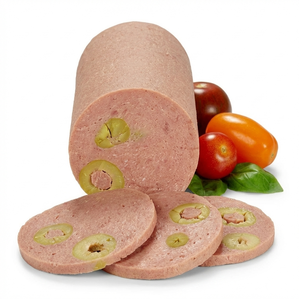 Nada Salami de boeuf aux olives en gros per kg / Beef salami with olives in bulk per kg