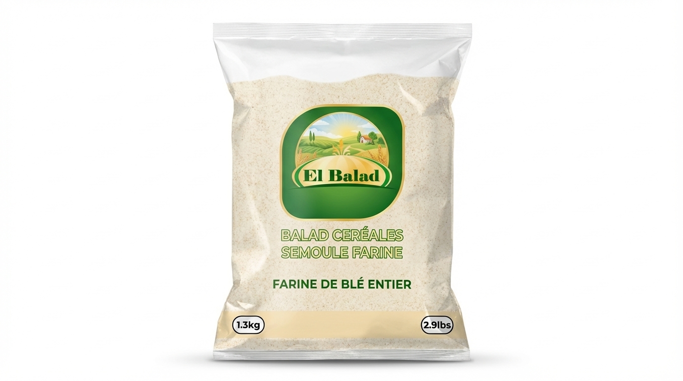 FARINE DE BLÉ ENTIER 6X1300GRS