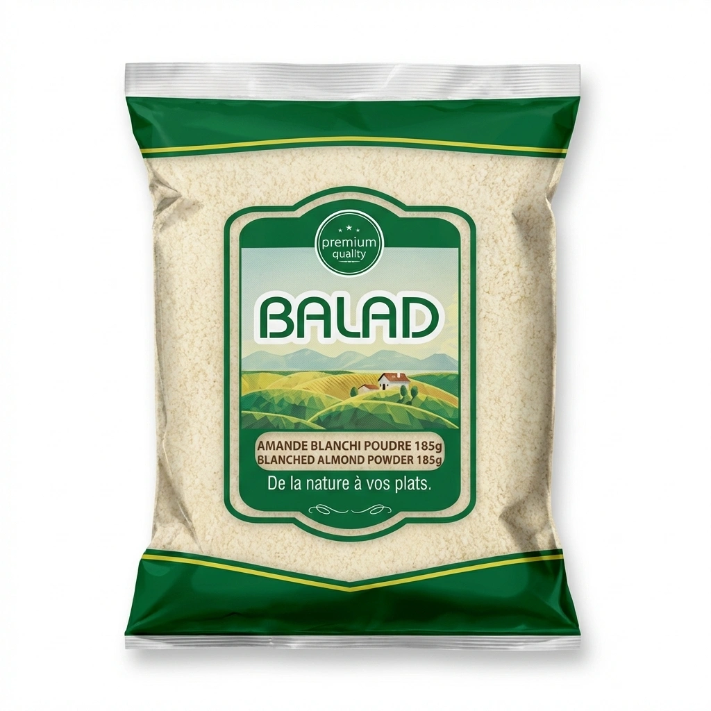 BALAD AMANDE BLANCHI POUDRE 12X185GRS